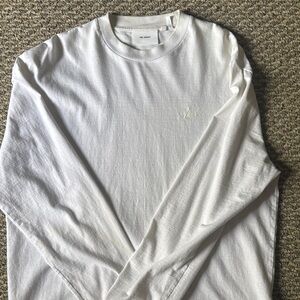 Men's White Long Sleeve Shirt